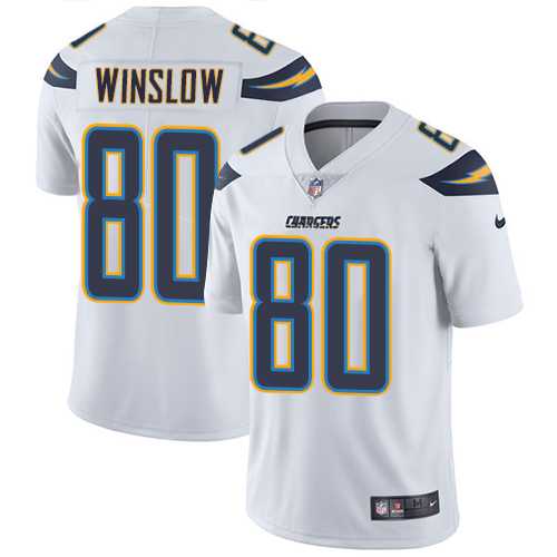 Nike San Diego Chargers #80 Kellen Winslow White NFL Vapor Untouchable Limited Jersey,We sell and wholesale Nike San Diego Chargers #80 Kellen Winslow White NFL Vapor Untouchable Limited Jersey on line form chian!